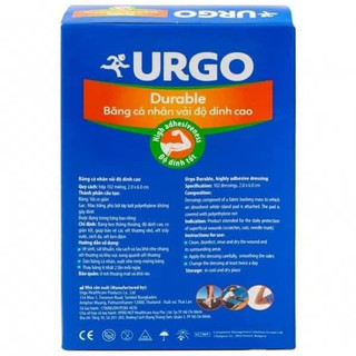 Băng cá nhân Urgo Durable 102 miếng