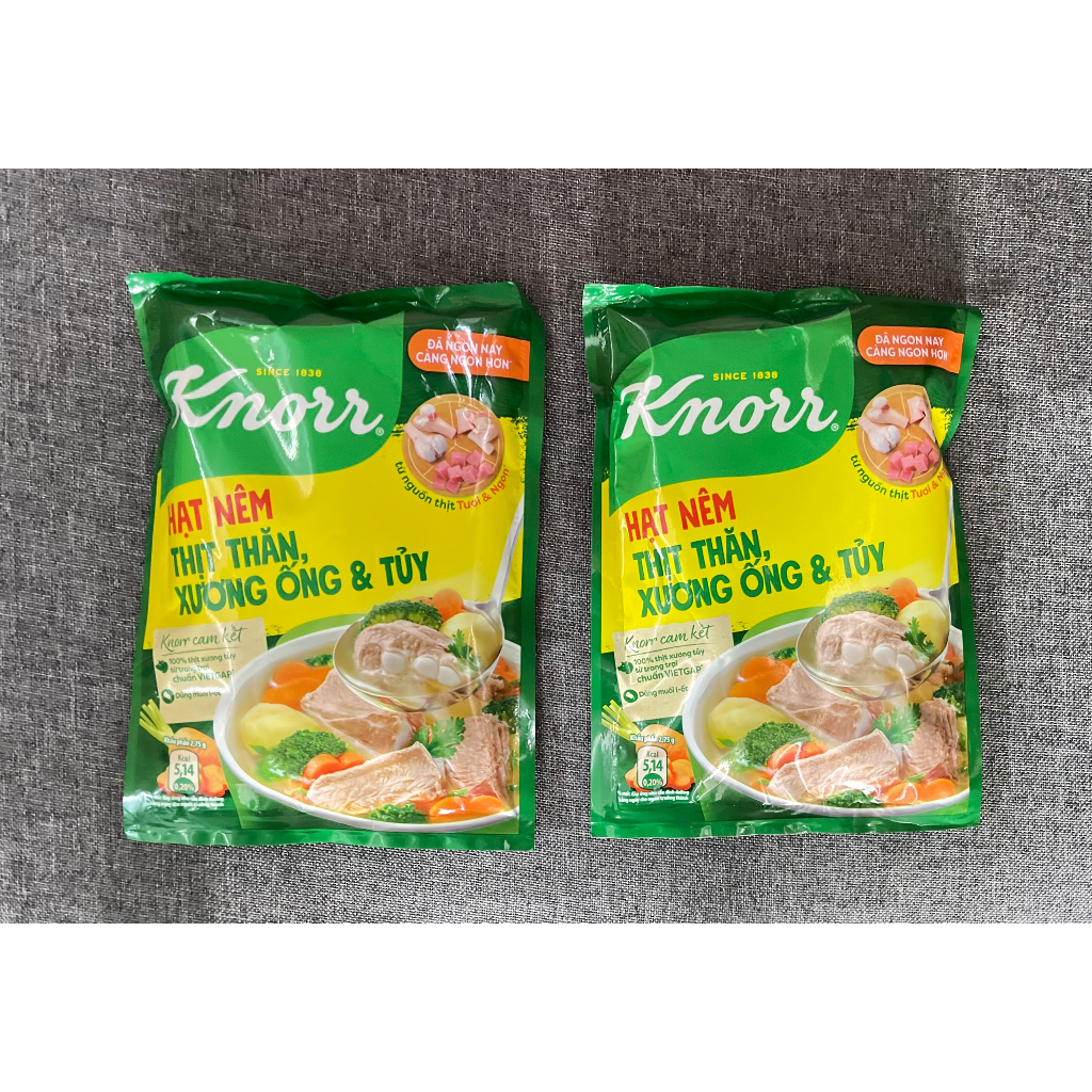 Hạt nêm Knorr Thịt thăn, xương ống và tuỷ 400g