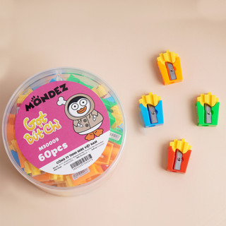  Combo 3 chiếc gọt chì gỗ MONDEZ làm từ kim loại không gỉ thiết kế hình ngộ nghĩnh M30009 