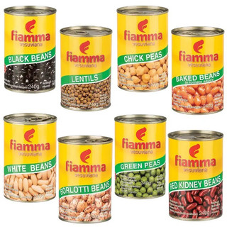 Đậu sốt cà, đậu trắng, đậu đỏ, đậu chick... fiamma 400g