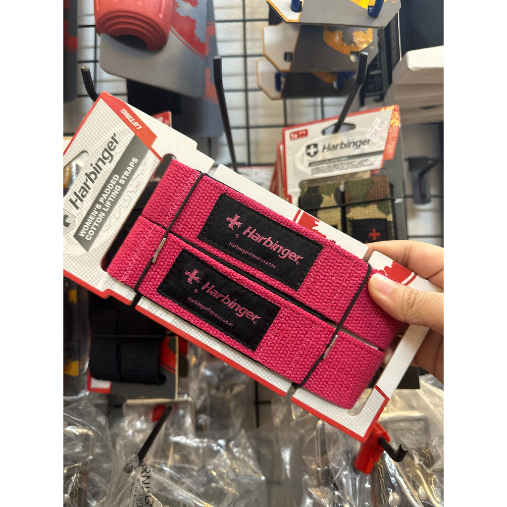 Dây Kéo Lưng Nữ Harbinger Padded Cotton Lifting Straps