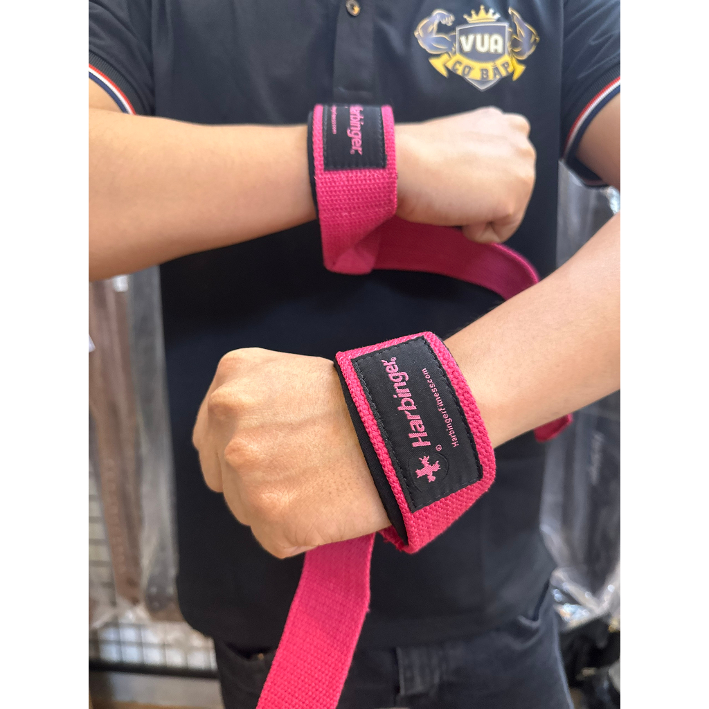 Dây Kéo Lưng Nữ Harbinger Padded Cotton Lifting Straps