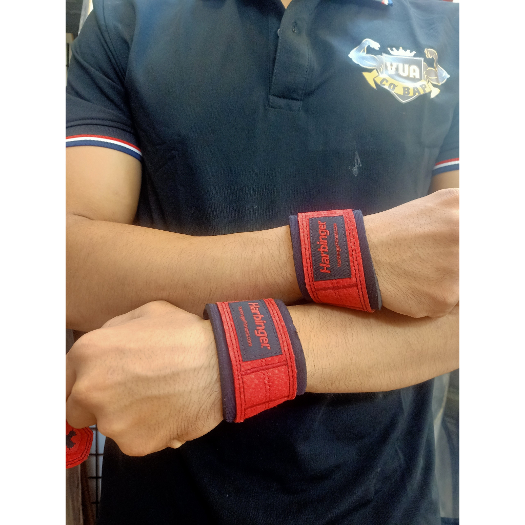 Dây Kéo Lưng Harbinger Padded Leather Lifting Straps