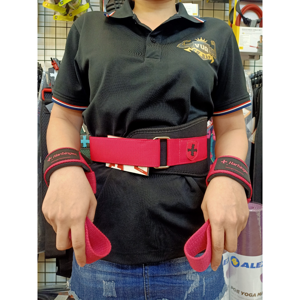 Dây Kéo Lưng Nữ Harbinger Padded Cotton Lifting Straps