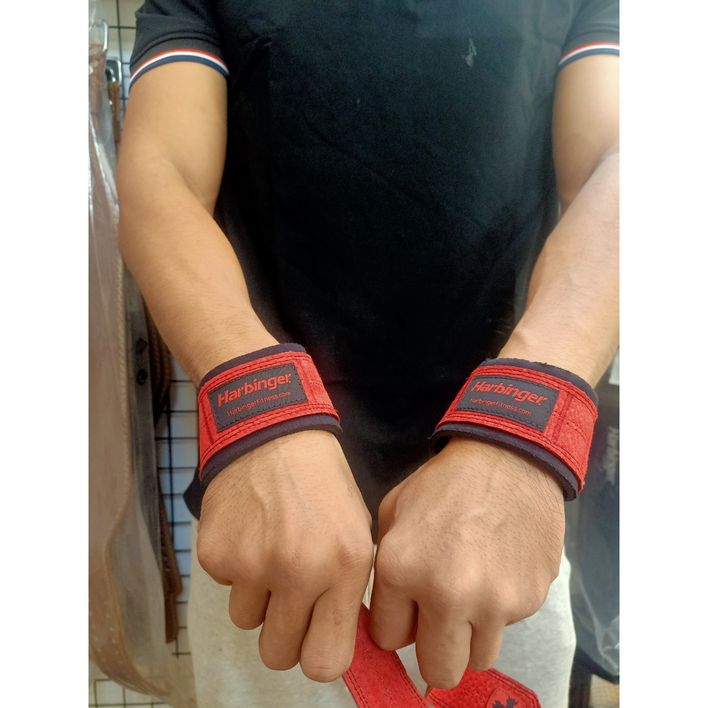 Dây Kéo Lưng Harbinger Padded Leather Lifting Straps