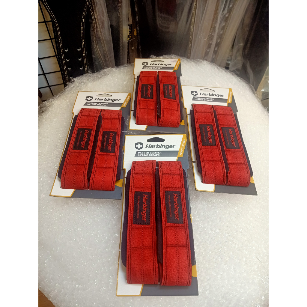 Dây Kéo Lưng Harbinger Padded Leather Lifting Straps