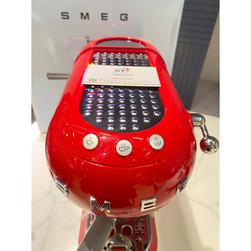 Máy Pha Cà Phê SMEG ECF01 Nội Địa Đức Phong Cách Vintage Cổ Điển, Sử Dụng Tại Gia Đình Hoặc Văn Phòng GermanySnT