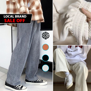 Quần Baggy Ống Rộng Suông Free Size chất Nhung Tăm Nam Nữ Unisex Thời Trang chính hãng Avocado