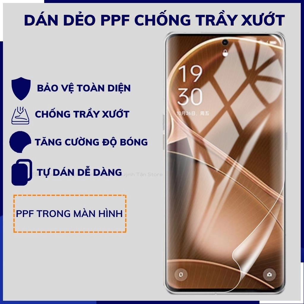Miếng dán PPF trong suốt mặt trước và mặt sau cho điện thoại OPPO Reno 10 5g Reno 10 pro Reno 10 pro+