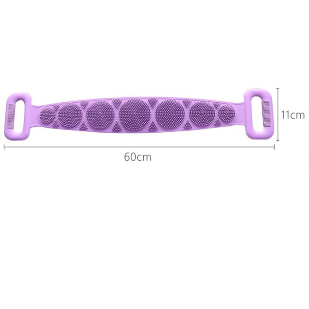 Dây chà lưng massage cơ thể khi tắm bằng silicon gai mềm