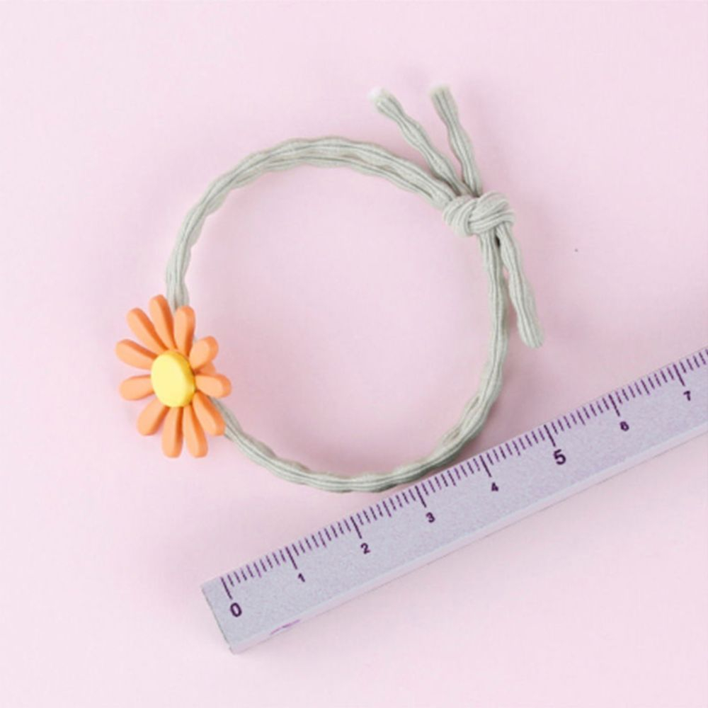 Dây buộc tóc nhiều màu đính hoa cúc thời trang