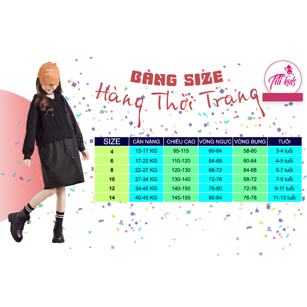 Set Đồ Thời Trang Bé Gái TiTiKids Áo Sơ Mi Trắng Quần Đen Phong Cách Nhật Bản S257