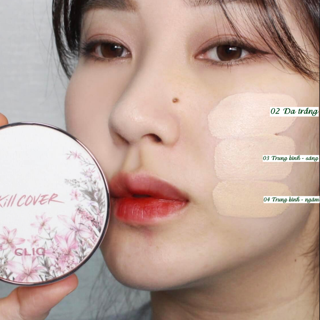 Phấn Nước Cushion Clio Kiềm Dầu Lâu Trôi Clio Kill Cover Fixer Cushion SPF50+ PA+++