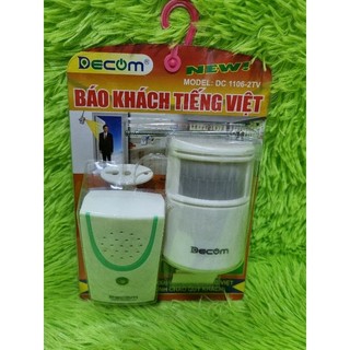 Chuông báo khách - báo động - chống trộm cảm ứng hồng ngoại