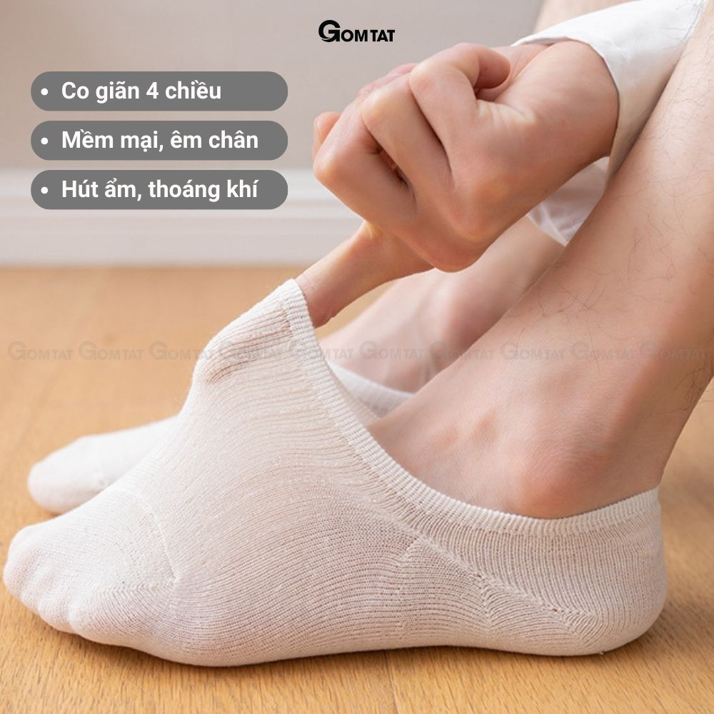 Tất tàng hình nữ đi giày búp bê GOMTAT, chất liệu cotton cao cấp mềm mại thoáng khí êm chân  -HAI-FIVE-2006-1DOI