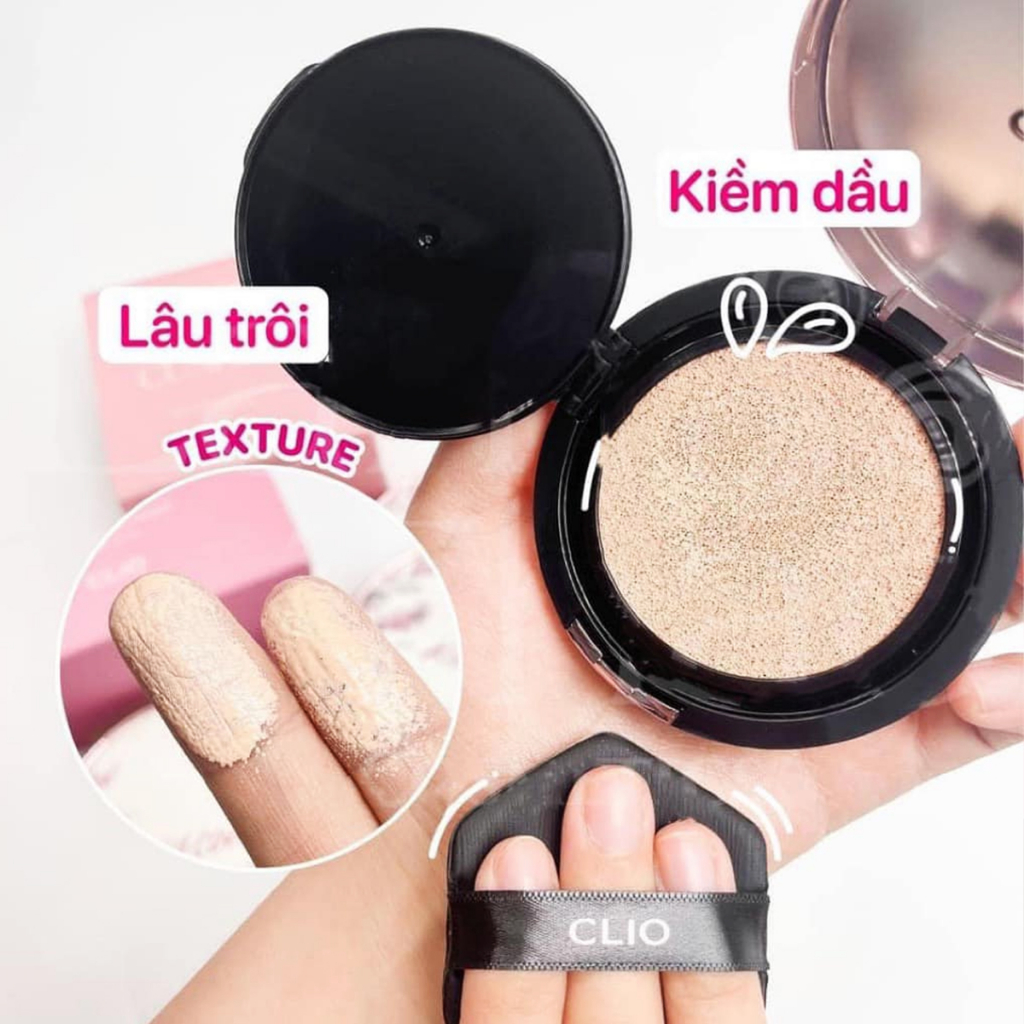 Phấn Nước Cushion Clio Kiềm Dầu Lâu Trôi Clio Kill Cover Fixer Cushion SPF50+ PA+++