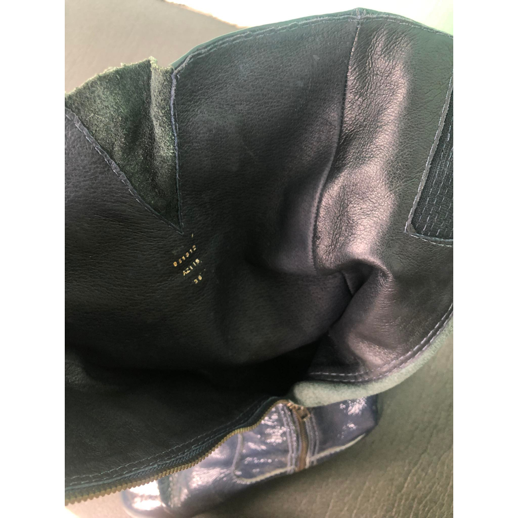 Boot da nữ cao cổ, hàng thrift _made in Brazil ,màu xanh lạ.