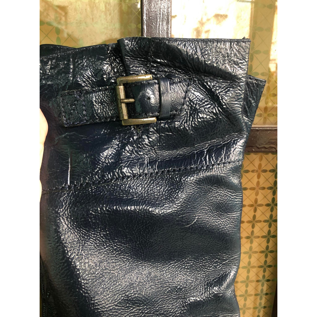Boot da nữ cao cổ, hàng thrift _made in Brazil ,màu xanh lạ.