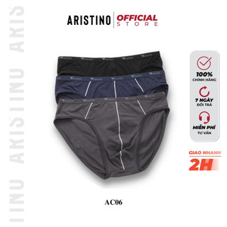 Quần lót nam ARISTINO AC06 sịp tam giác cotton sợi tre cao cấp cạp nhỏ chống nhăn co giãn 4 chiều thoáng khí khử khuẩn