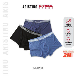 Quần lót sịp đùi nam ARISTINO ABX1616 boxer ôm nhẹ vải sợi tre bamboo mền mịn co giãn kháng khuẩn khử mùi thấm hút tốt