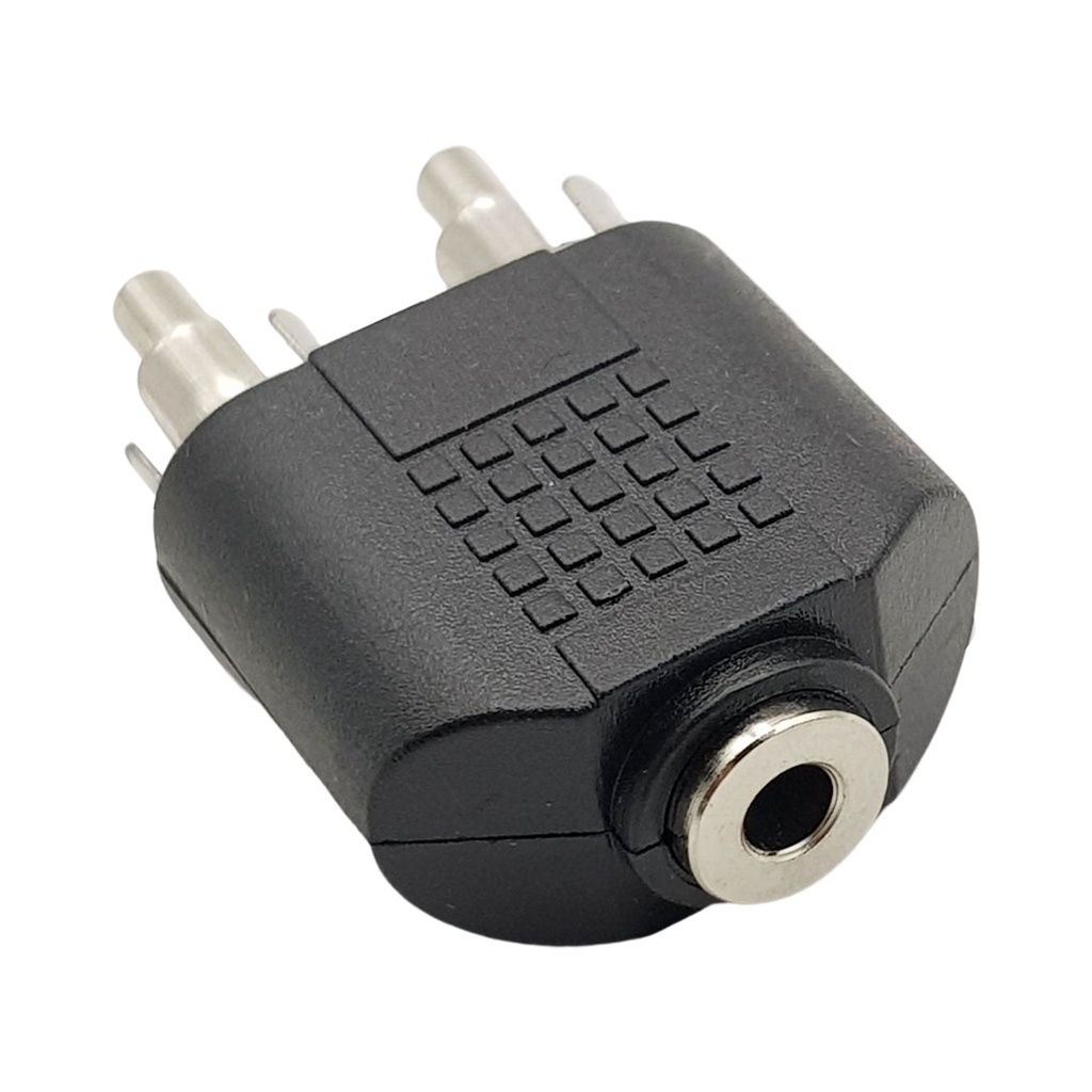 Jack 3.5  Ra 2 Đầu Hoa Sen  SAB-02 - Jack Chuyển 3.5 Chất Lượng - Đầu Chia Jack 3.5 Lỗi 1 Đổi 1 Trong 7 Ngày