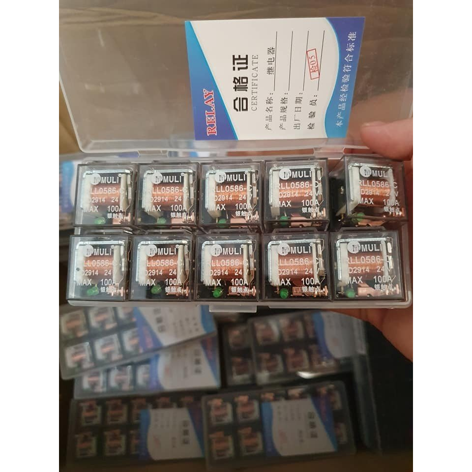 ROLE 5 CHÂN NHỰA TRONG 12V-24V