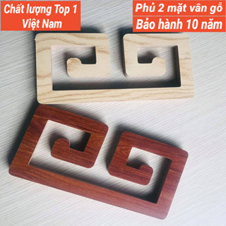 Viền trang trí ban thờ 10x20cm gỗ MDF Thái 6mm cốt xanh chống ẩm phủ Melamine vân gỗ 2 mặt cao cấp