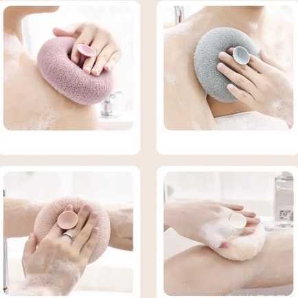 Bông Tắm Xơ Lưới MATXA, Siêu Tạo Bọt Tẩy Tế Bào Chết Có Kẹp Ngón Tay Tiện Lợi|HD96286