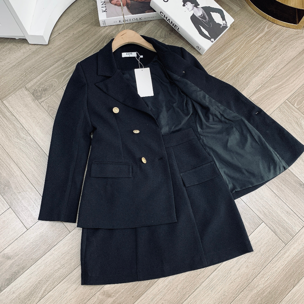 Set váy kèm tag cài YSL