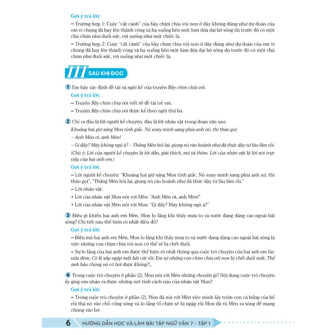 Sách - Combo 2 cuốn Hướng Dẫn Học Và Làm Bài Tập Ngữ Văn 7 - Biên soạn theo chương trình GDPT mới - Kết Nối - ndbooks