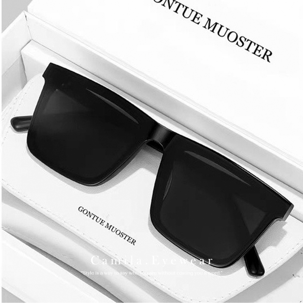 Kính mát nam nữ CAMILA mắt vuông thời trang unisex cao cấp C08078