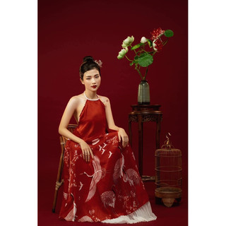 Yếm hạc đỏ cổ Ngọc
