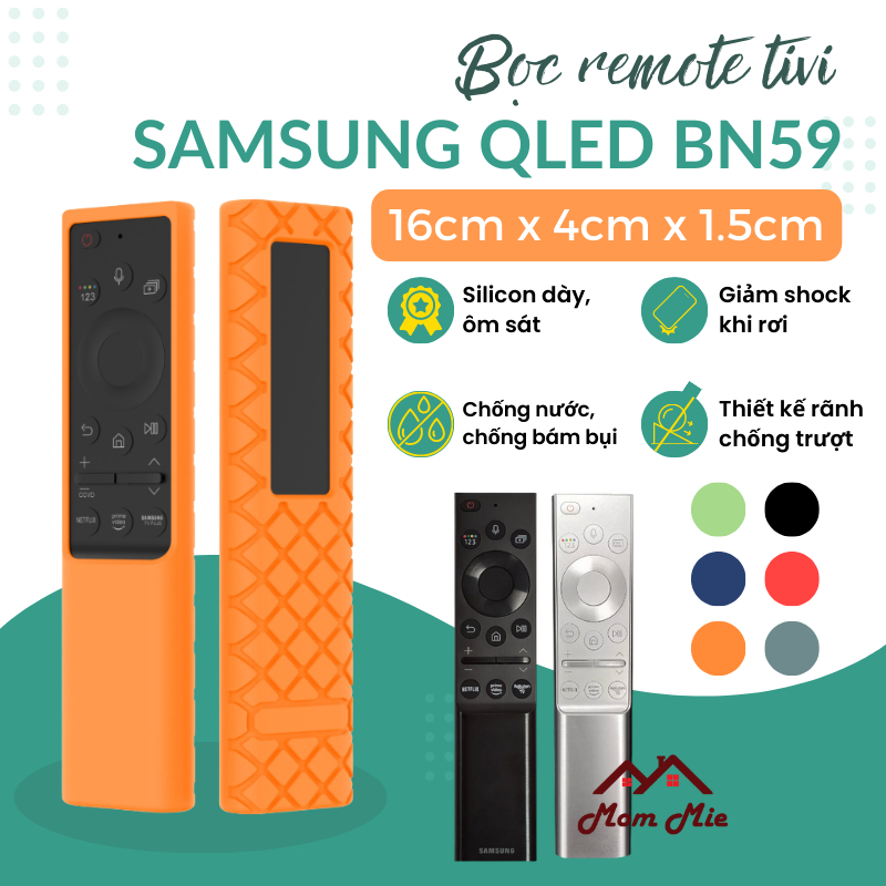[Cao cấp] Vỏ bọc remote TV Samsung QLED BN59 Series - I041