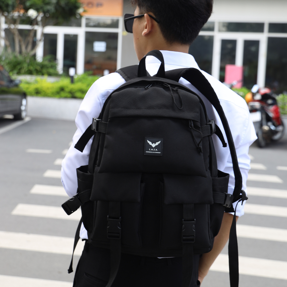 Balo laptop LAZA Rosy Backpack 496 - chất liệu chống thấm nước - chính hãng LAZA phân phối