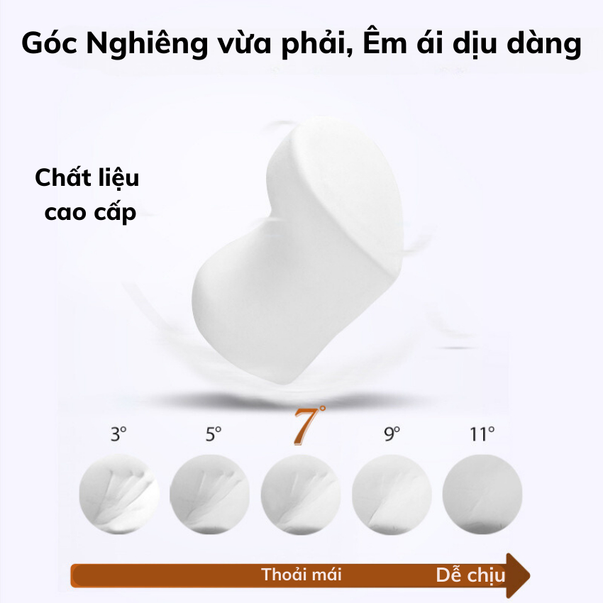 Đệm Tựa Lưng và Gối Tựa Đầu BOGi Cao Su Non,Vải Nhung Cho Xe Ô tô Và Ghế Văn Phòng Chống Đau Lưng,Tự Điều Chỉnh Tư Thế | BigBuy360 - bigbuy360.vn