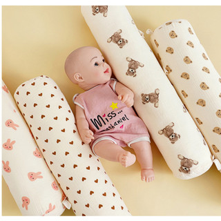Gối ôm cho bé sơ sinh vải muslin mềm mịn