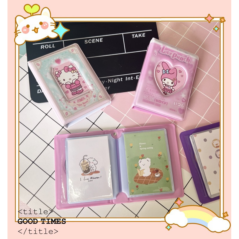 Collect Book 1 ô Album ảnh mini lưu trữ lomo card phong cách Hàn Quốc