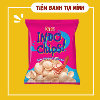 Bánh Snack phồng mực Indonexia Oishi 32g, đồ ăn vặt