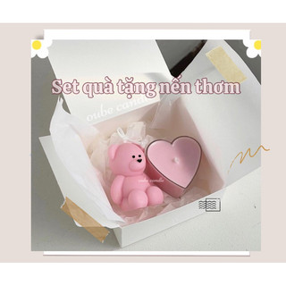 Quà tặng sinh nhật bạn gái, combo quà tặng 20/10, 8/3, valentine ý nghĩa, set quà tặng nến thơm đáng yêu