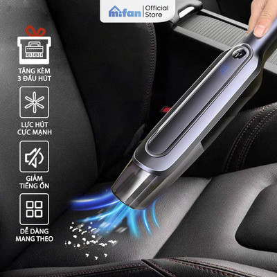 Máy Hút Bụi Cầm Tay Mini Không Dây MIFAN Siêu Mạnh - Vệ sinh ô tô, xe hơi, giuờng nệm, sàn