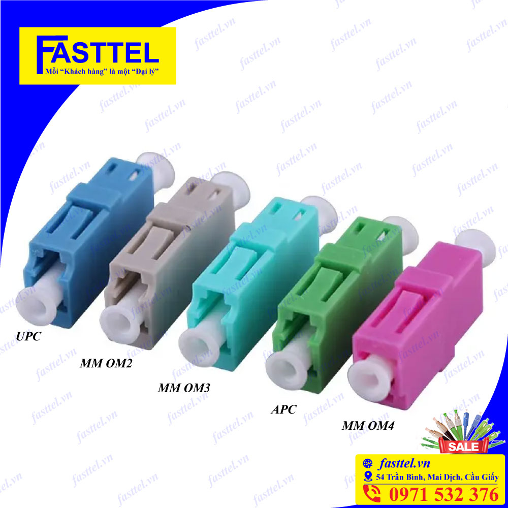 Đầu nối quang Adapter simplex LC/APC
