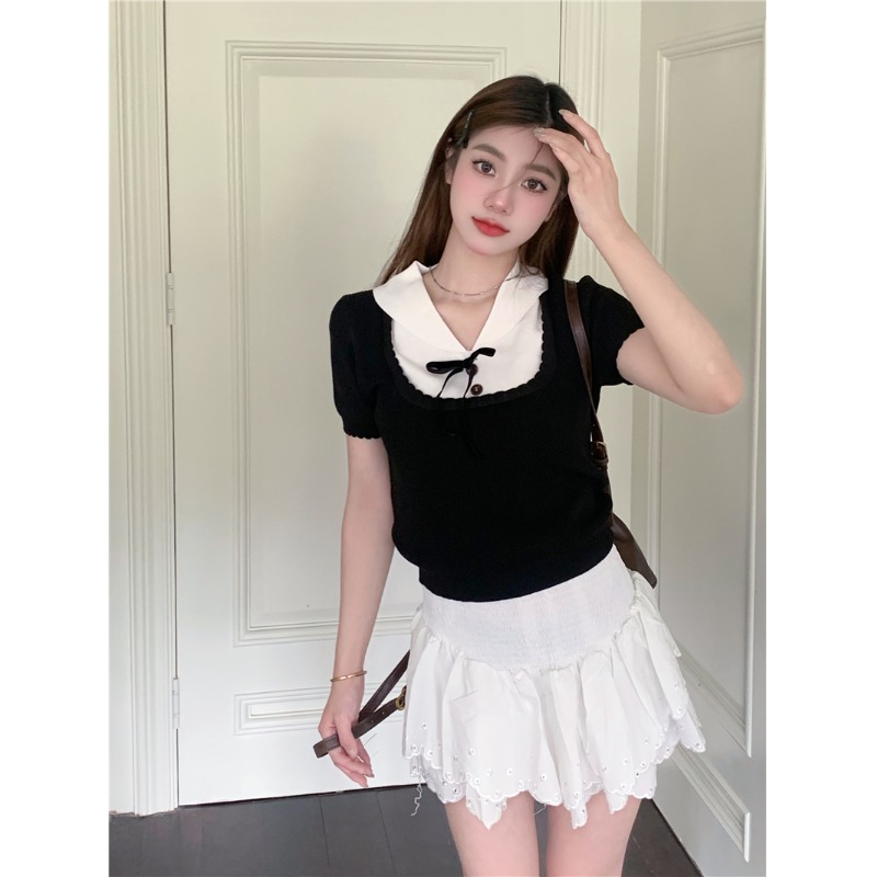 (50-90 KG) ÁO THUN ĐEN CỔ SƠ MI PHỐI NƠ, CHẤT COTTON THÁI CO GIÃN TỐT,FORM DỄ THƯƠNG BÁNH BÈO