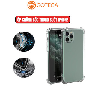 Ốp lưng trong suốt iphone 14 pro max 13 promax 6 6s 7 Plus 8 Plus Xs max x 12 Pro max 11 se 2022 chống sốc [Ốp-CS]