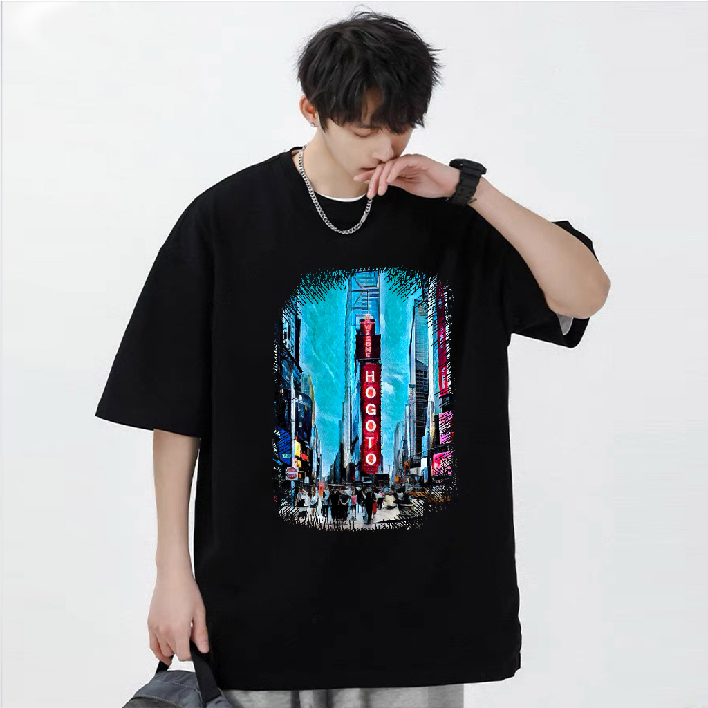 Áo thun Local Brand Welcome HOGOTO  unisex 100% cotton  - shop Hogotoclub - nam nữ from rộng oversize