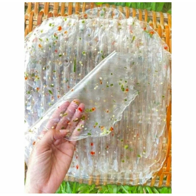 500gr BÁNH TRÁNG DẺO ỚT PHƠI SƯƠNG SIÊU MỎNG