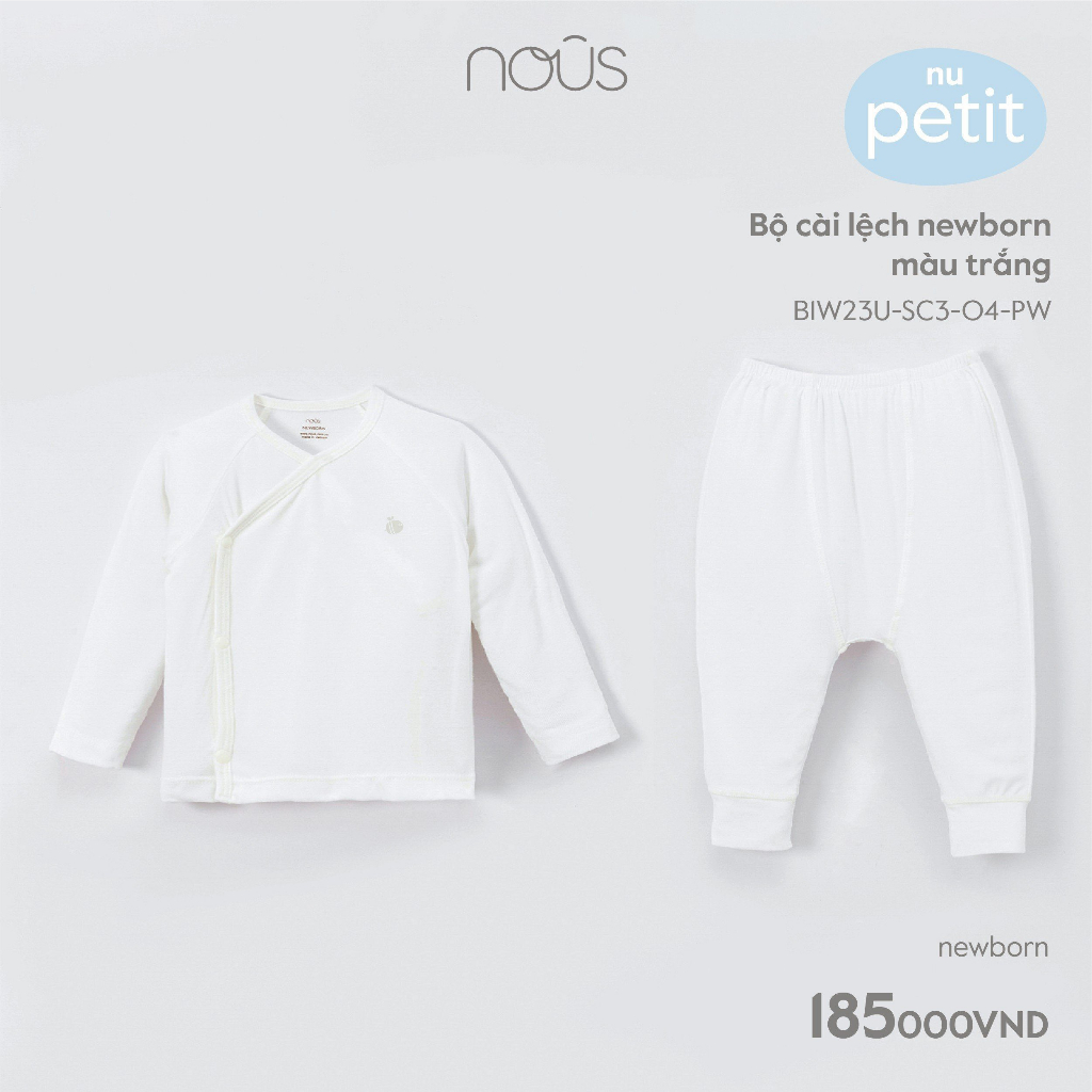 Bộ sơ sinh nous chất pettit