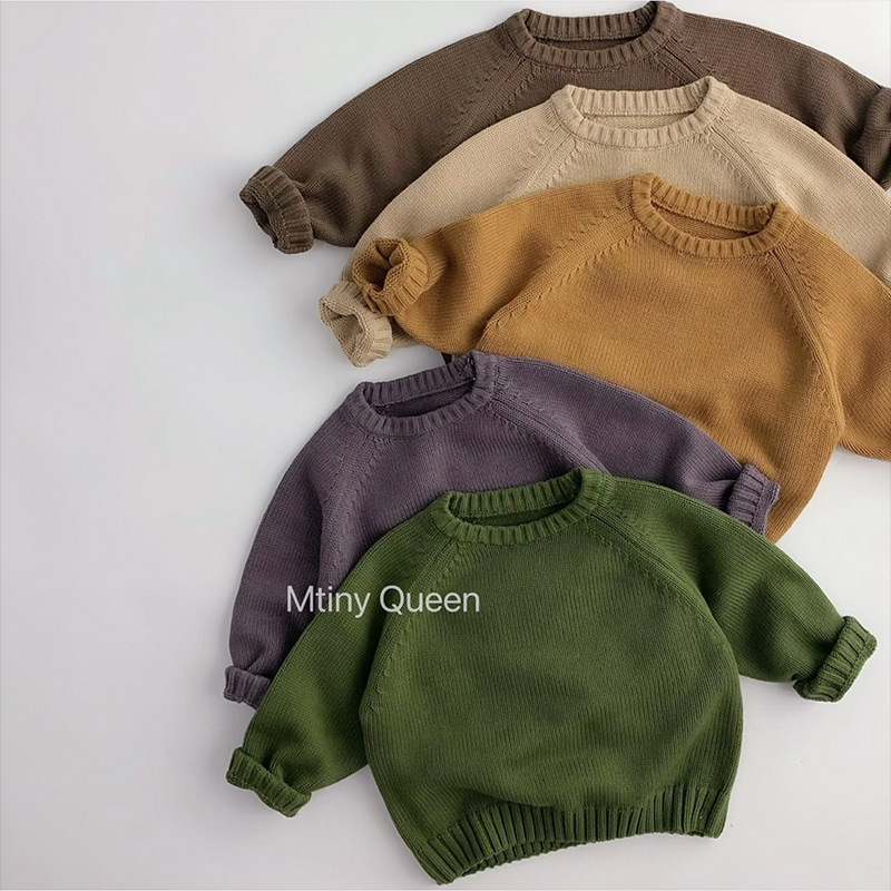 Áo len sweater hãng Mtiny Queen cao cấp phong cách hàn quốc cho bé