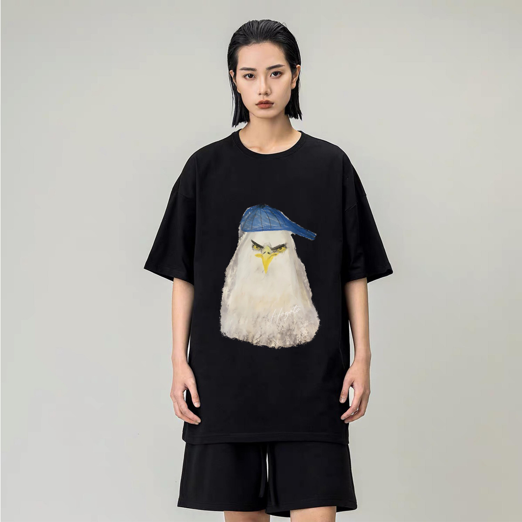 Áo thun CHIM CÚ Local Brand unisex 100% cotton - shop Hogotoclub - nam nữ from rộng oversize