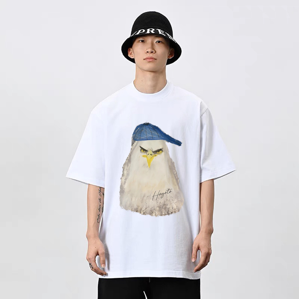 Áo thun CHIM CÚ Local Brand unisex 100% cotton - shop Hogotoclub - nam nữ from rộng oversize