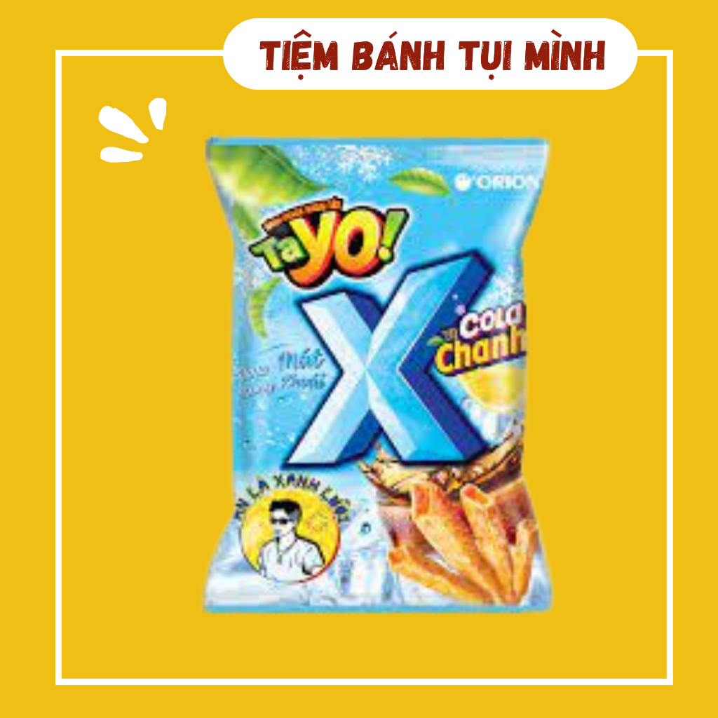 Bánh Snack Coca Chanh Tayo, đồ ăn vặt
